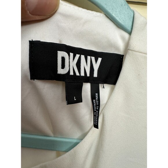 DKNY Donna Karan Master Pieces Women's Dual Drape Shell Knit Top Size L - Picture 4 of 9